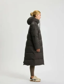 Kvinnor Rethinkit Studios Jackor|Puffer Coat Shelter Long - Dunkappor