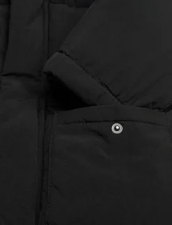 Barn Mango Jackor|Puffer coat with fur-effect hood - Dunjackor & fodrade jackor