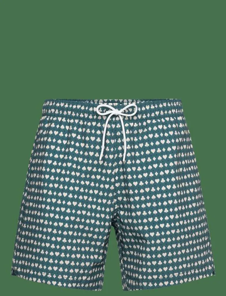 Abercrombie & Fitch Pull-On Seersucker Swim Trunk - Badbyxor| Badkläder