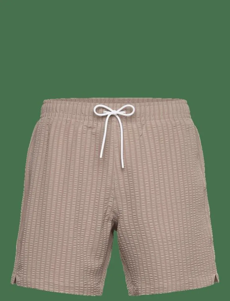 Abercrombie & Fitch Badkläder|Pull-On Wide Seersucker Swim Trunk - Badbyxor