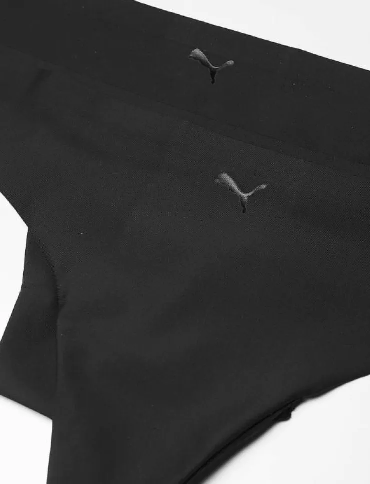 Kvinnor PUMA Underkläder|Trosor|WOMEN SEAMLESS STRING 2P PACK - Underkläder