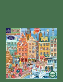 Barn Eeboo Pussel & Spel|Puzzle 1000 pcs - Stockholm - Klassiska pussel