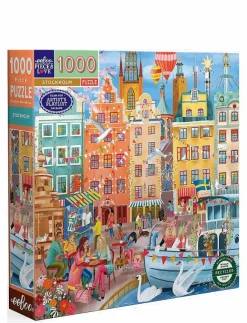 Barn Eeboo Pussel & Spel|Puzzle 1000 pcs - Stockholm - Klassiska pussel