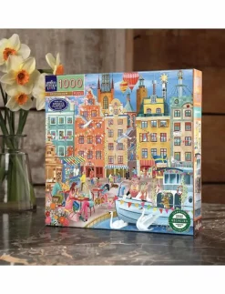 Barn Eeboo Pussel & Spel|Puzzle 1000 pcs - Stockholm - Klassiska pussel