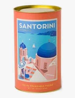 DesignWorks Inc Puzzle World Travel Santorini - Spel & pussel| Spel & Pussel