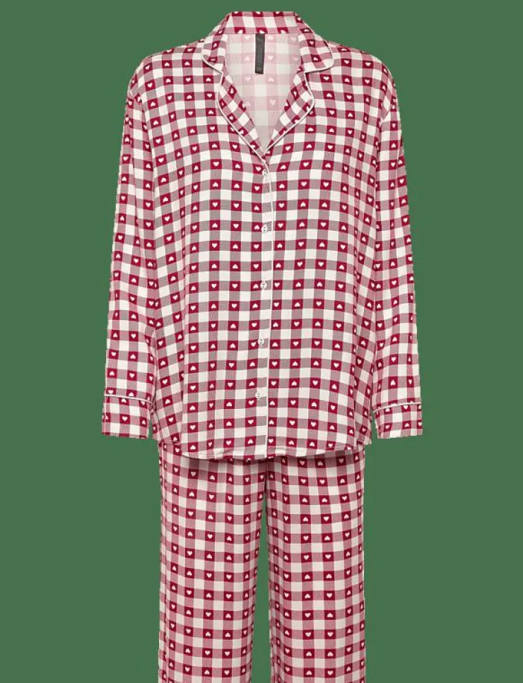 Hunkemöller Pyjamaset Twill - Pyjamas|Kvinnor Pyjamas & Loungewear