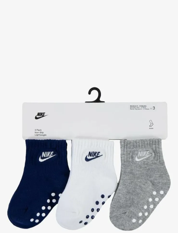 Barn Nike Strumpor & Tights|3Q-3PK QUARTER SOCK - Halksockor