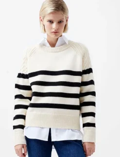 French Connection QUINLEY STRIPE JUMPER - Stickat|Kvinnor Stickat