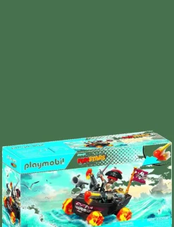 PLAYMOBIL Racing Pirate Boat - City Life|Barn Playmobil Leksaker