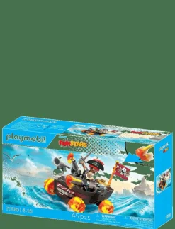 PLAYMOBIL Racing Pirate Boat - City Life|Barn Playmobil Leksaker