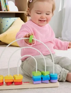 Barn Fisher-Price Babyleksaker|Babyleksaker|RAINBOW BEAD BAR - Interaktiva leksaker