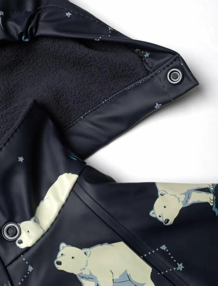 CeLaVi Rainwear Set - AOP, w. fleece - Regnställ|Barn Regnkläder