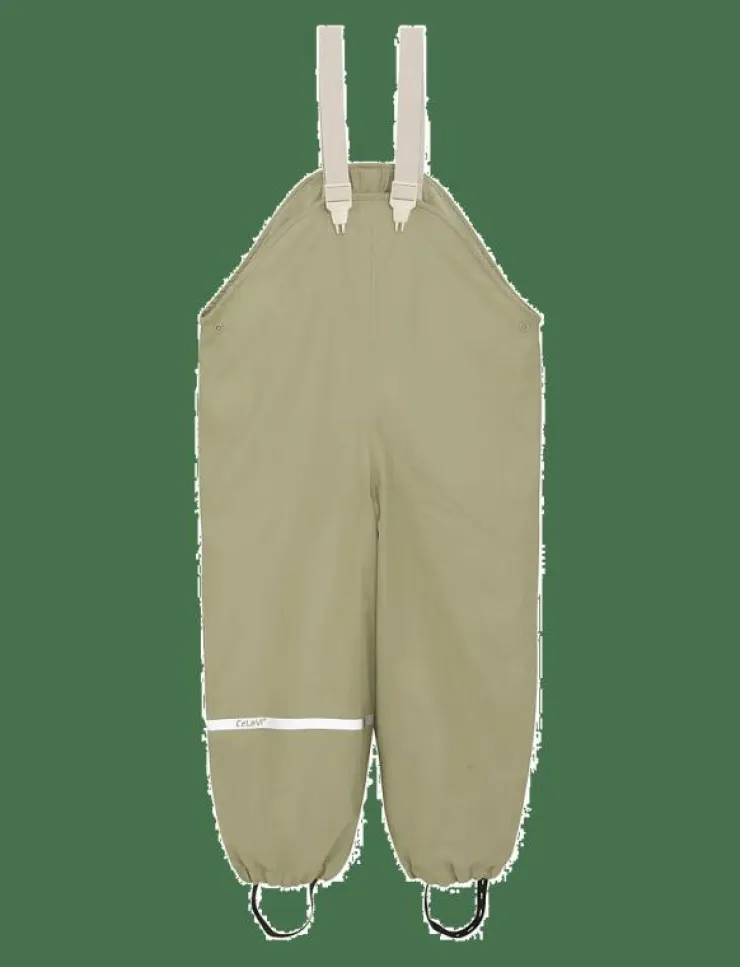 Barn CeLaVi Regnkläder|Rainwear Set - AOP, w. fleece - Regnställ