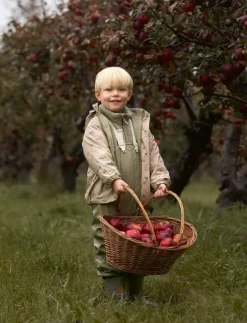 Barn CeLaVi Regnkläder|Rainwear Set - AOP, w. fleece - Regnställ