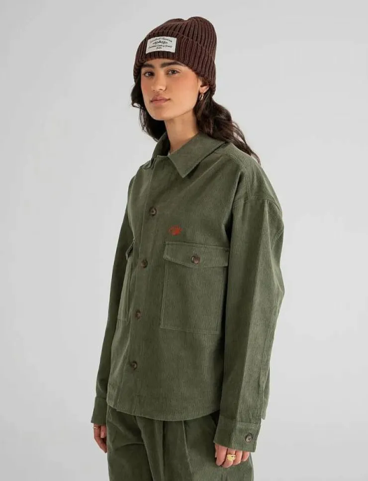 Prohibited Ranger Corduroy Overshirt - Långärmade|Kvinnor Kläder|Overshirts