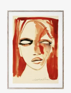 Paper Collective Red Portrait - 30x40 cm - Illustrationer| Posters & Ramar