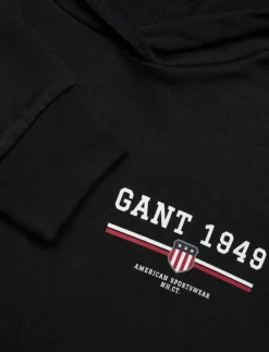 Kvinnor GANT Sweatshirts|REG GRAPHIC HOODIE - Huvtröjor