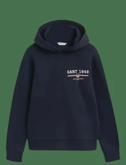 GANT REG GRAPHIC HOODIE - Huvtröjor|Kvinnor Kläder