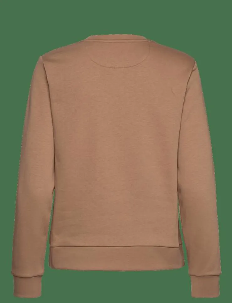 Kvinnor GANT Sweatshirts|REG SHIELD LOGO C-NECK - Sweatshirts