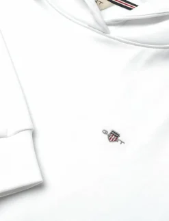 Kvinnor GANT Sweatshirts|REG SHIELD LOGO HOODIE - Huvtröjor