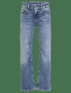 Calvin Klein REG STRAIGHT WASH BLUE CF - Regular jeans|Barn Nederdelar