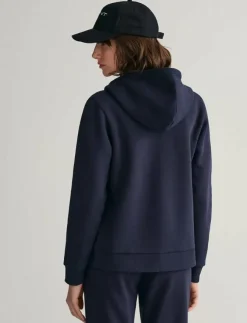 GANT REG TONAL SHIELD ZIP HOODIE - Huvtröjor|Kvinnor Kläder