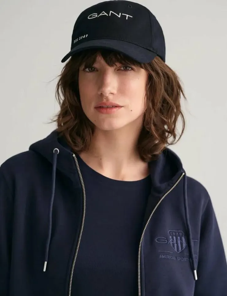 GANT REG TONAL SHIELD ZIP HOODIE - Huvtröjor|Kvinnor Kläder