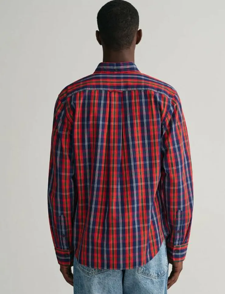 GANT REG UT ARCHIVE POPLIN CHECK SHIRT - Rutiga skjortor| Skjortor