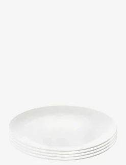 Aida Relief - dessert tallerken porcelæn 4 stk 20 cm gaveæske - Tallrikar| Tallrikar