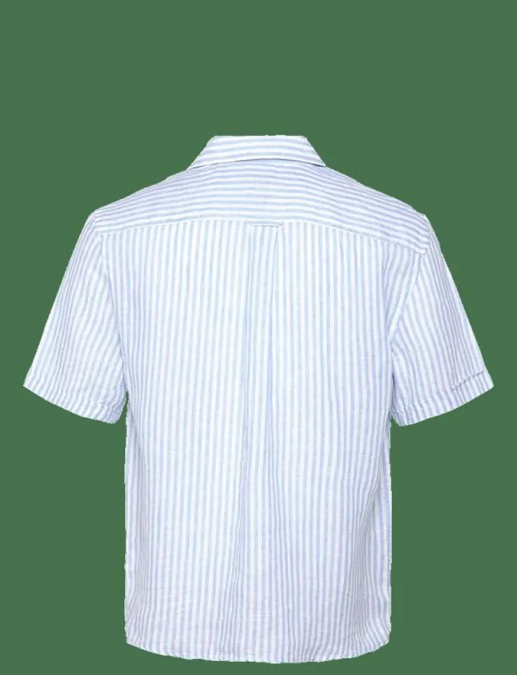 Morris Resort Linen SS Shirt-Relaxed Fit - Linneskjortor| Skjortor