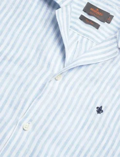 Morris Resort Linen SS Shirt-Relaxed Fit - Linneskjortor| Skjortor