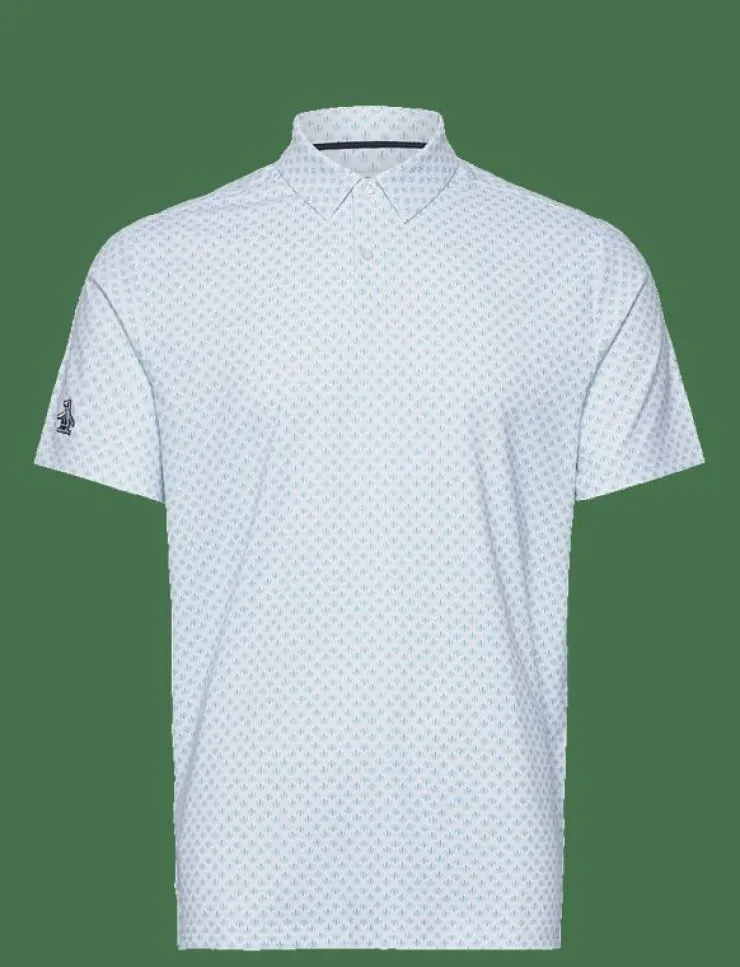 Original Penguin Golf Retro Geo Print - Kortärmade pikéer| Toppar & T-Shirts
