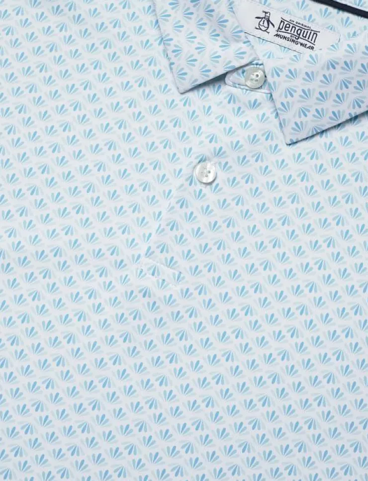 Original Penguin Golf Retro Geo Print - Kortärmade pikéer| Toppar & T-Shirts