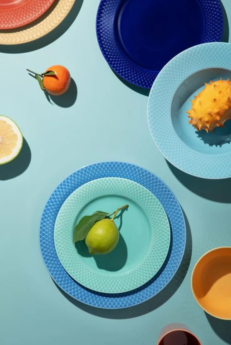 Lyngby Porcelæn Tallrikar|Rhombe Color Lunchtallrik - Mattallrikar