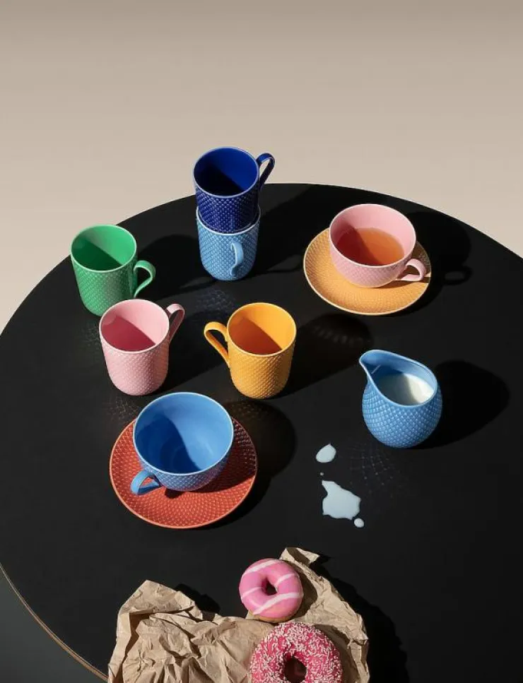 Lyngby Porcelæn Kannor & Karaffer|Rhombe Color Mjölkkanna 39 cl blå - Mjölkkannor