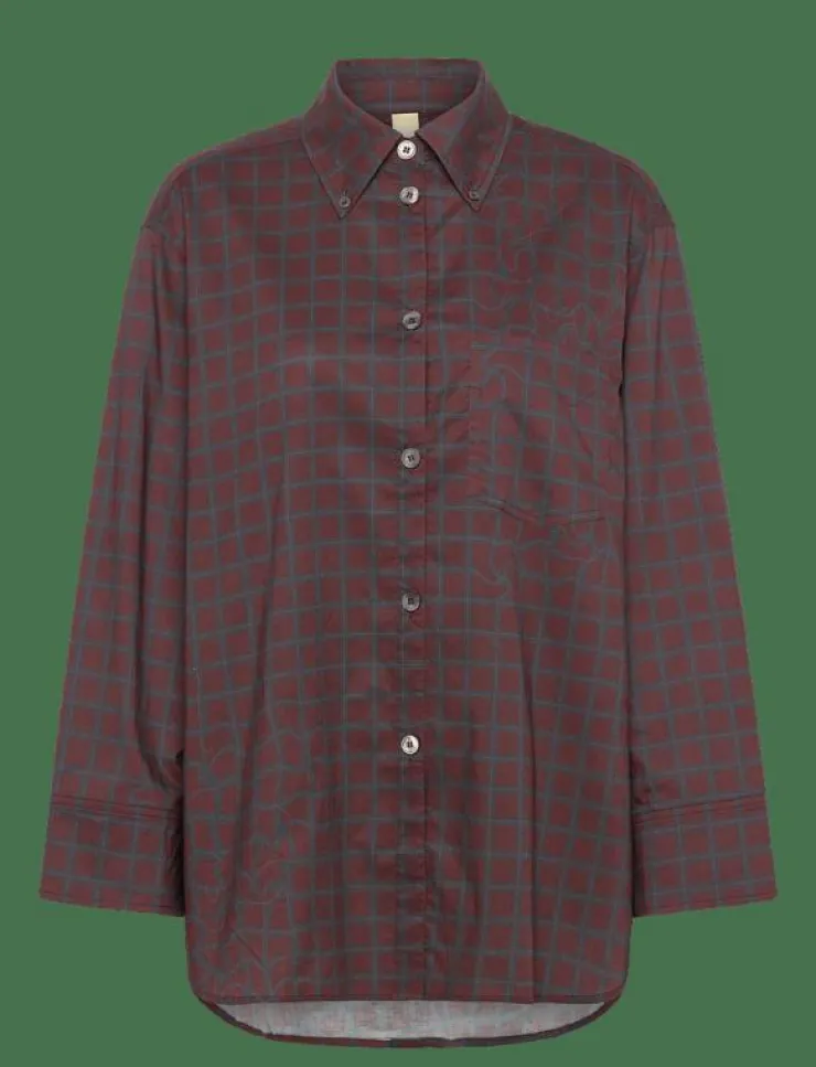 Kvinnor Brixtol Textiles Overshirts|Rhona Off White - Långärmade