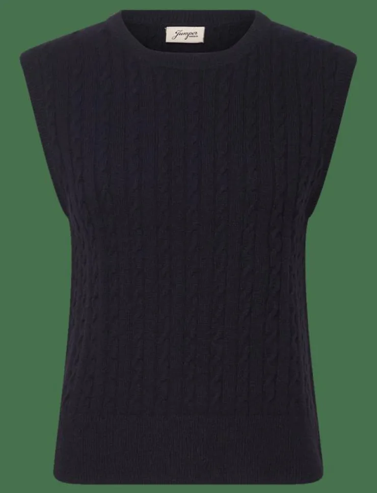 Kvinnor Jumperfabriken Västar|Ria Vest - Stickade västar