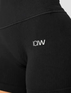 ICANIWILL Ribbed Define Seamless Pocket Shorts - Cykelshorts|Kvinnor Shorts