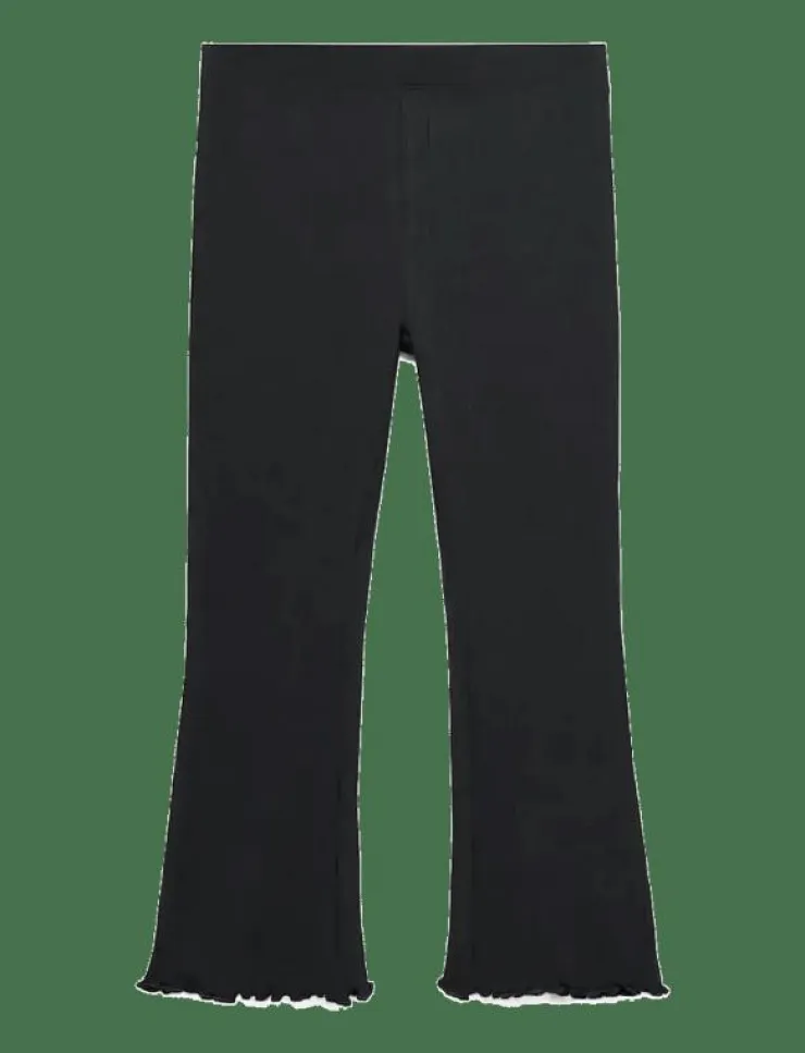 Mango Ribbed flared leggings - Leggings|Barn Nederdelar