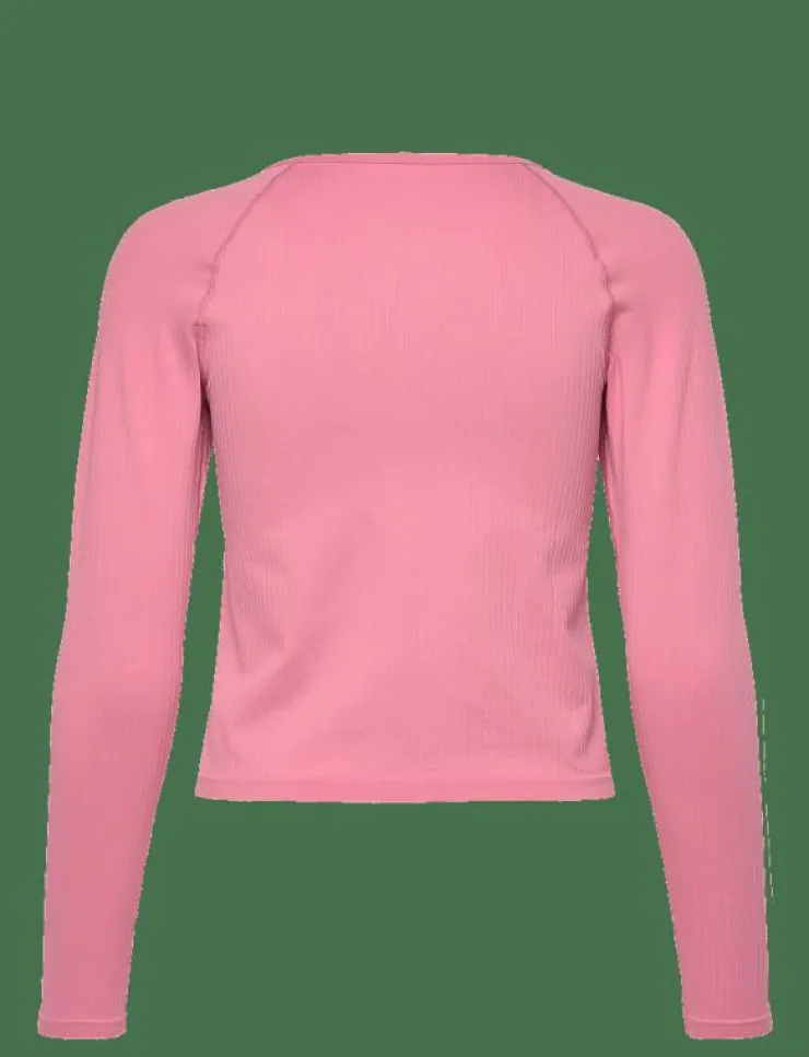 Kvinnor aim´n Jackor|Ribbed Seamless Zip Jacket - Sportjackor