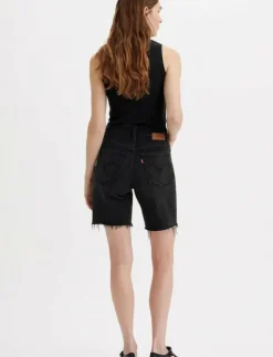 Kvinnor Levi's® Shorts|RIBCAGE BERMUDA SHORT GOTH PRI - Jeansshorts