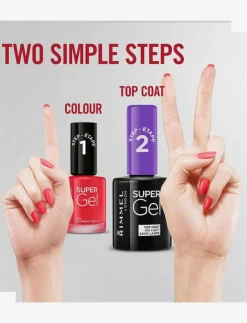 Rimmel Super Gel Nail Polish Top Coat - Topplack|Kvinnor Naglar