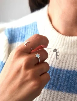 Design Letters Ring A-Z - Ring|Barn Smycken