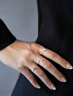 Design Letters Ring A-Z - Ring|Barn Smycken