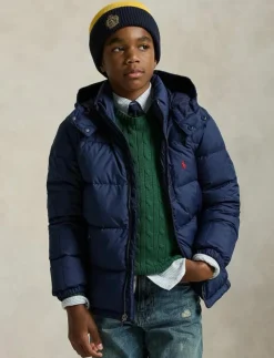 Barn Ralph Lauren Kids Jackor|Ripstop Down Hooded Jacket - Dunjackor & fodrade jackor