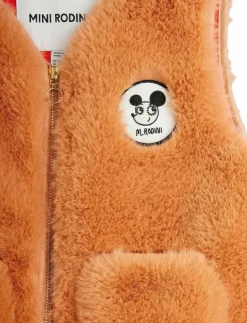 Barn Mini Rodini Västar|Ritzratz patch faux fur vest - Väst