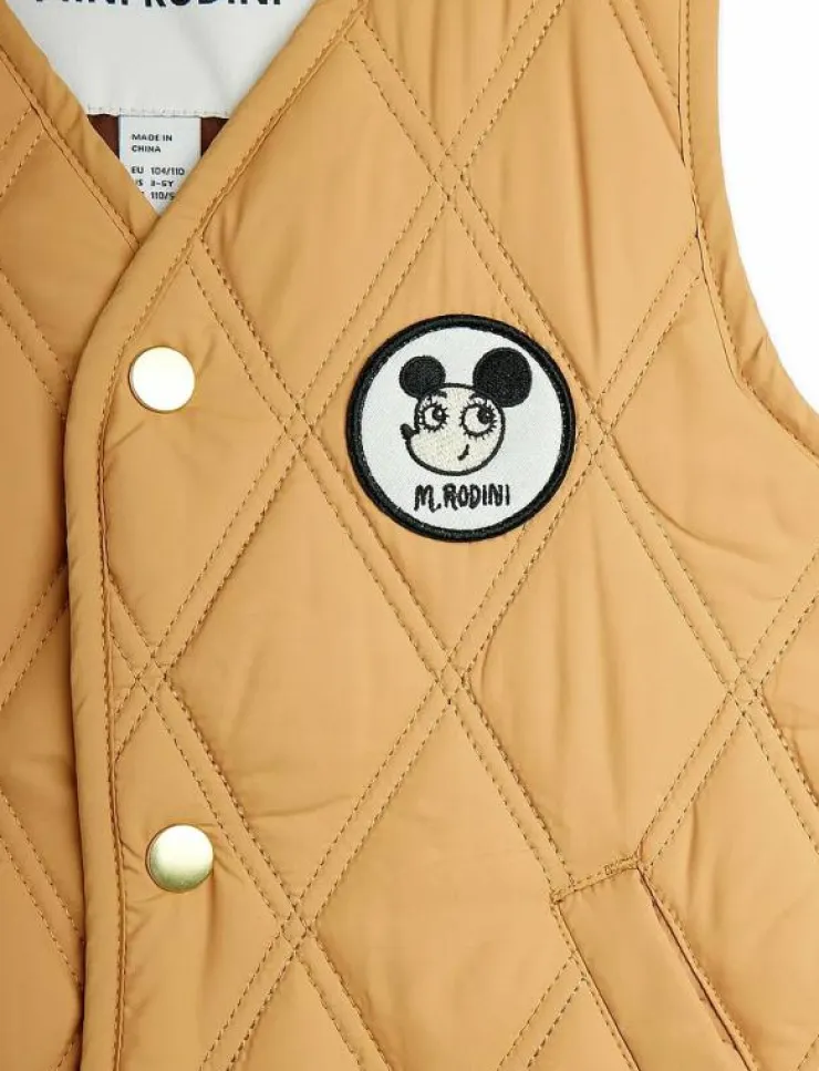 Mini Rodini Ritzratz patch quilted vest - Väst|Barn Västar