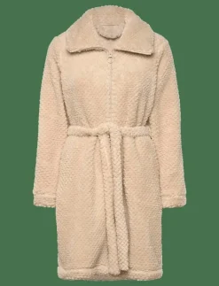 Kvinnor Hunkemöller Morgonrockar|Morgonrockar|Robe Zip Up Fleece - Morgonrock