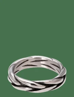 Samie Rope - Twisted Steel ring - Ringar| Smycken