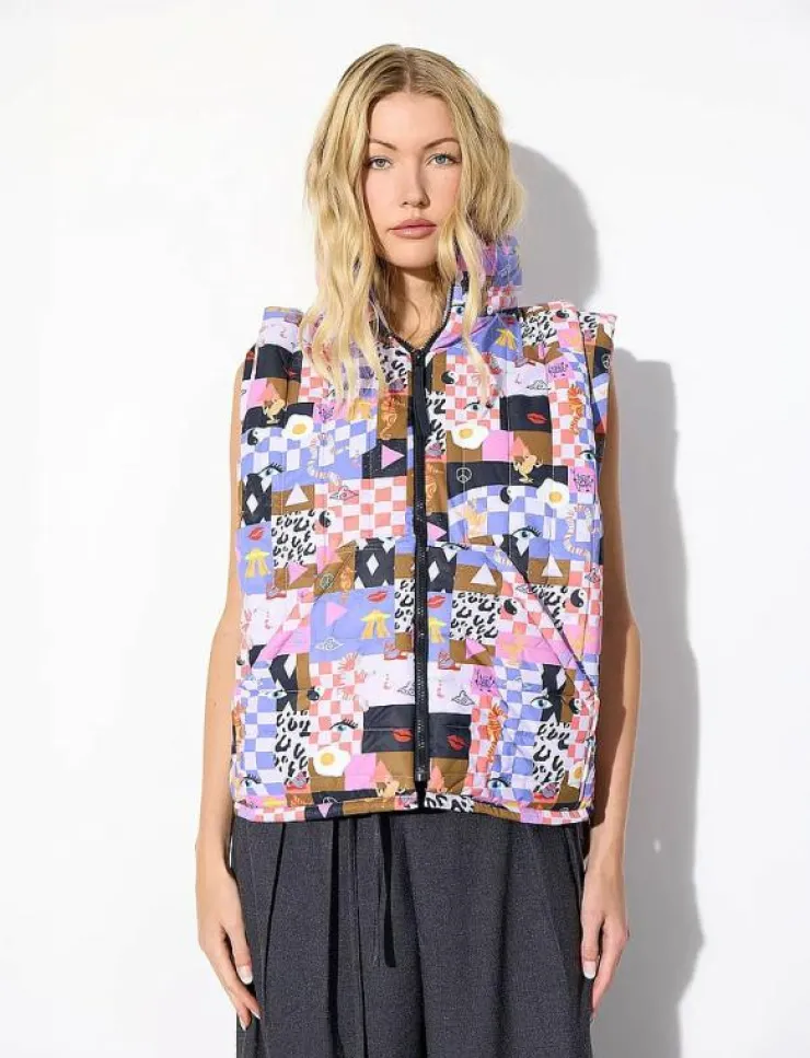 Hunkøn Roxanna Short Vest - Vadderade västar|Kvinnor Västar
